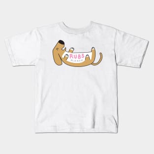 Basset Hound Dog Belly Laughing Kids T-Shirt